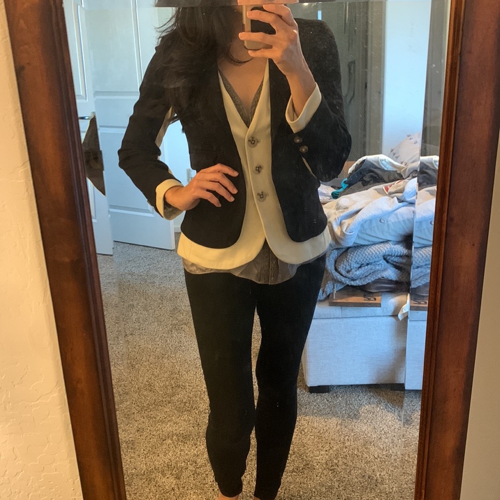 NWT Anthropologie sweater blazer